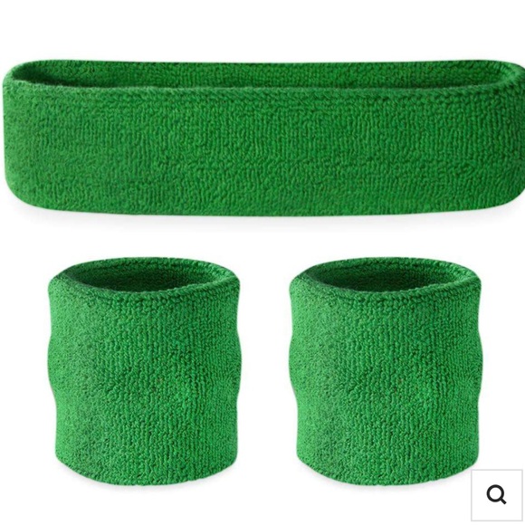 SUDDORA SET OF 2 HEADBAND / WRISTBAND SETS SWEAT / MOISTURE WICKING NEW - Picture 2 of 3